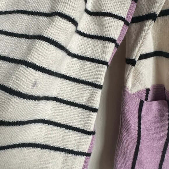Pullover Anthropologie Faye Striped Sweater alpaca and merino wool blend Size S - Picture 6 of 6